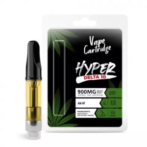 Shop Delta 10 THC Carts AK47 Cartridge Hyper 900MG