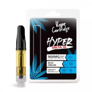 Shop Delta 10 THC Carts Blue Dream Cartridge Hyper 900MG