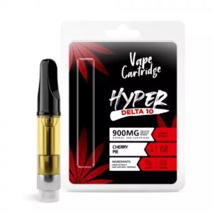 Shop Delta 10 THC Carts Cherry Pie Cartridge Hyper 900MG