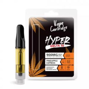 Shop Delta 10 THC Carts Pineapple Express Cartridge Hyper 900MG