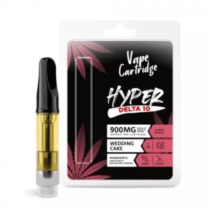Shop Delta 10 THC Carts Wedding Cake Cartridge Hyper 900MG