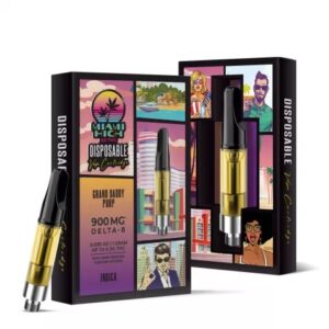 Shop Delta 8 Cart Grand Daddy Purp Cartridge Miami High 900MG