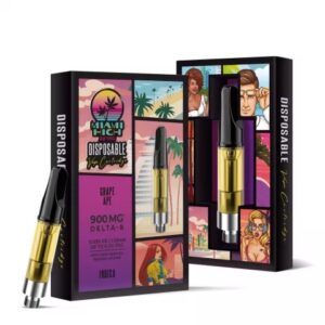 Shop Delta 8 Cart Grape Ape Cartridge Miami High 900MG