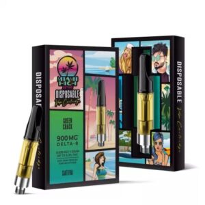 Shop Delta 8 Cart Green Crack Cartridge Miami High 900MG