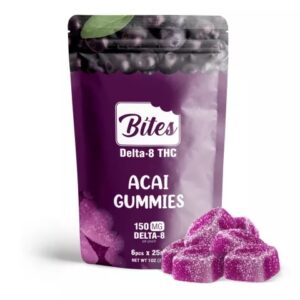 Shop For Delta 8 Edible Food Bites Acai Gummies 150mg