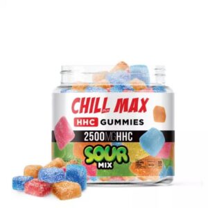 Shop HHC Edibles Chill Plus Max THC Gummies Sour Mix 2500MG