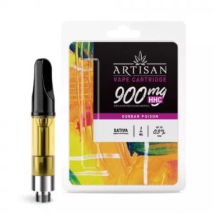 Shop HHC Vape Carts Durban Poison Cartridge Artisan 900mg