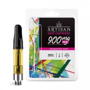 Shop HHC Vape Carts Grand Daddy Purp Cartridge Artisan 900mg