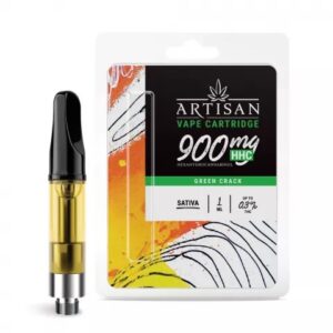 Shop HHC Vape Carts Green Crack Cartridge Artisan 900mg