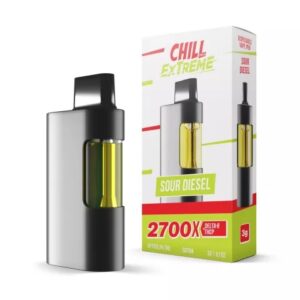 Shop Sour Deez D8 Blend Disposable Vape Pen Chill Plus 2700MG