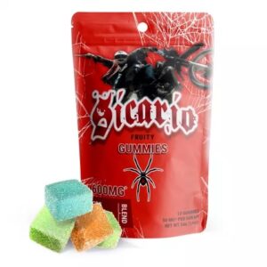 Shop THCV Edibles Sicario Fruity Gummies CBG, Delta 9 Blend Pure Blanco 600MG